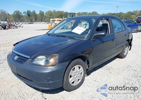 2003 Honda Civic Lx из США, поврежденный, VIN 1HGES16503L021458